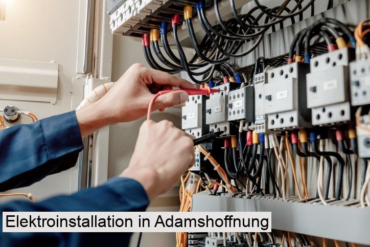Elektroinstallation in Adamshoffnung