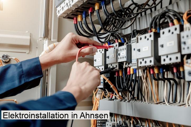 Elektroinstallation in Ahnsen