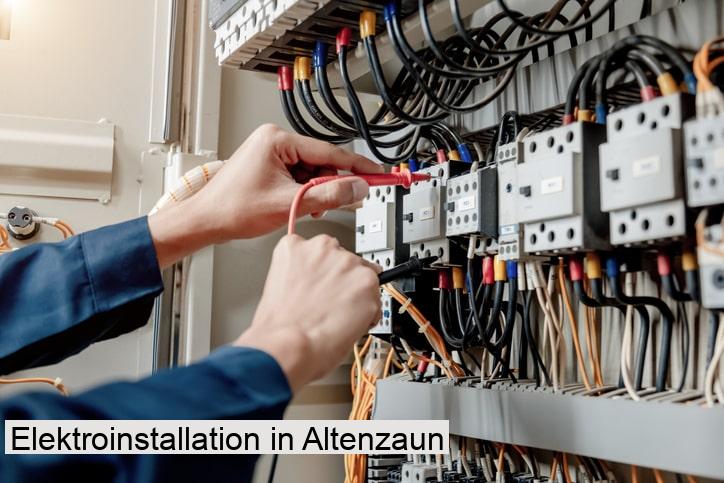 Elektroinstallation in Altenzaun