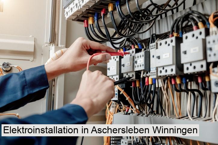 Elektroinstallation in Aschersleben Winningen
