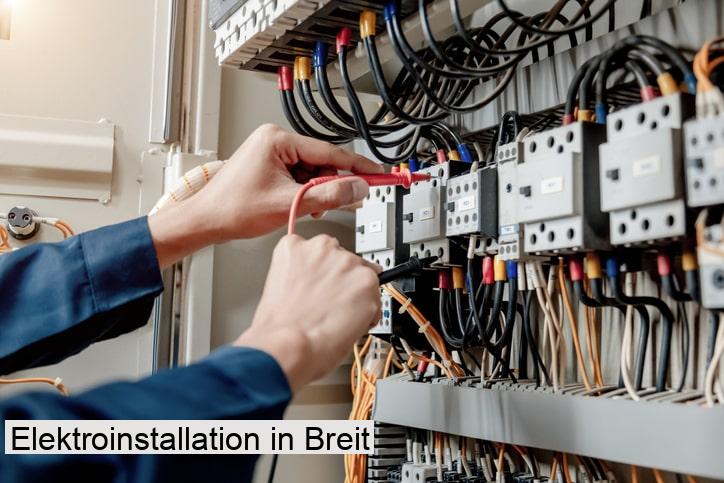 Elektroinstallation in Breit
