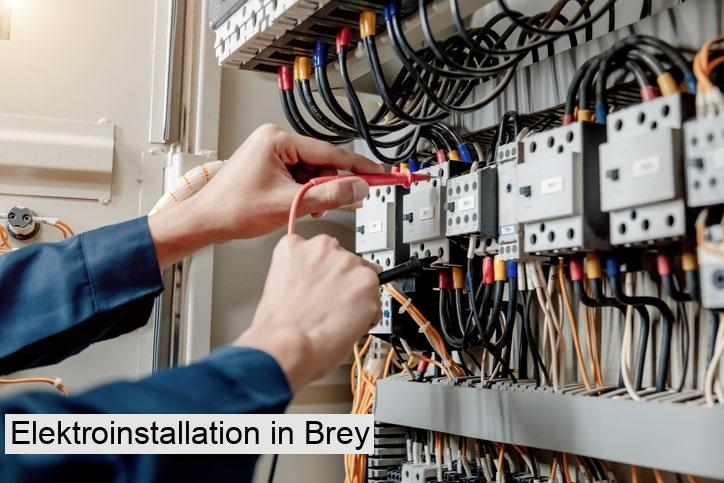 Elektroinstallation in Brey