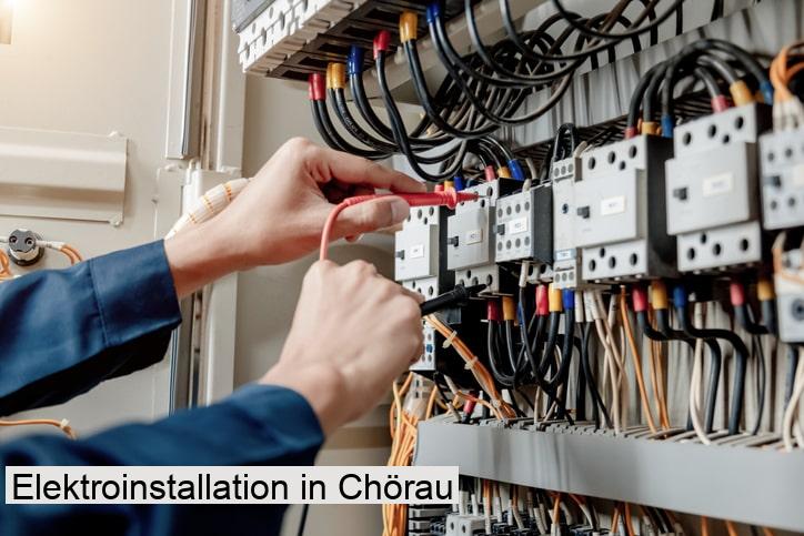 Elektroinstallation in Chörau