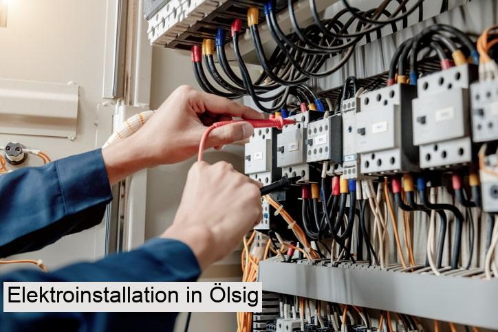 Elektroinstallation in Ölsig