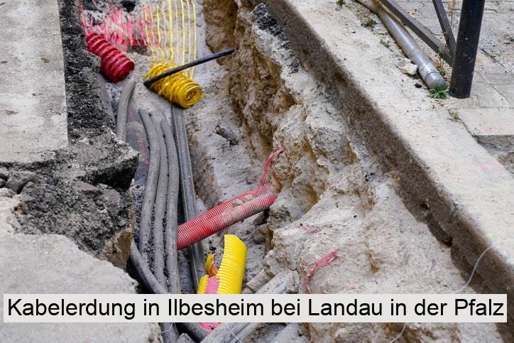 Kabelerdung in Ilbesheim bei Landau in der Pfalz