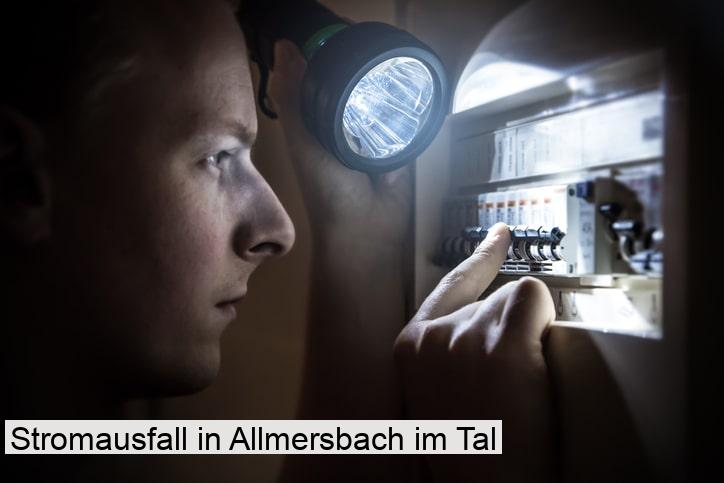 Stromausfall in Allmersbach im Tal