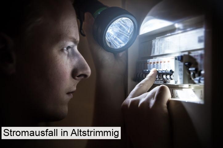 Stromausfall in Altstrimmig