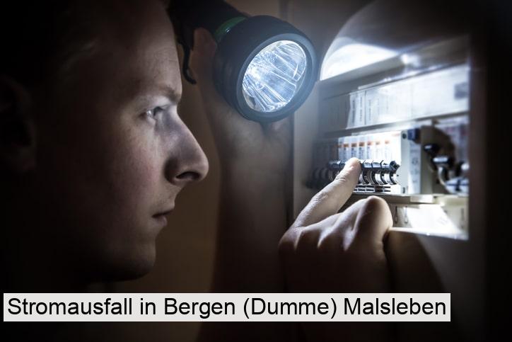 Stromausfall in Bergen (Dumme) Malsleben