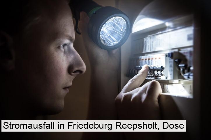 Stromausfall in Friedeburg Reepsholt, Dose