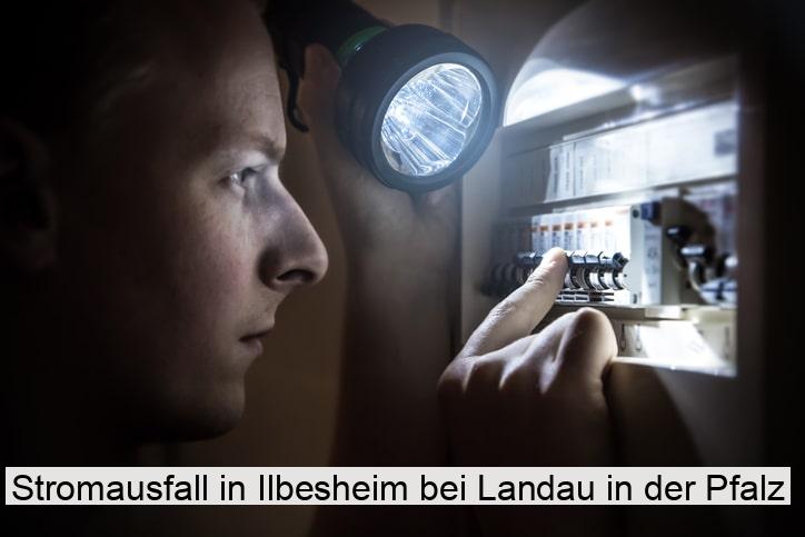 Stromausfall in Ilbesheim bei Landau in der Pfalz