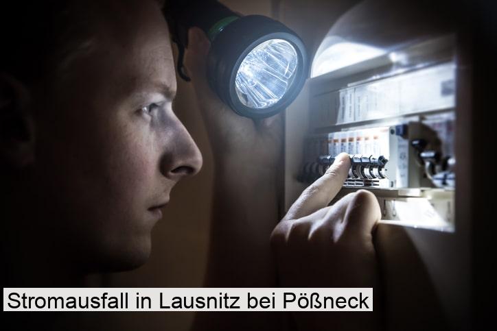 Stromausfall in Lausnitz bei Pößneck